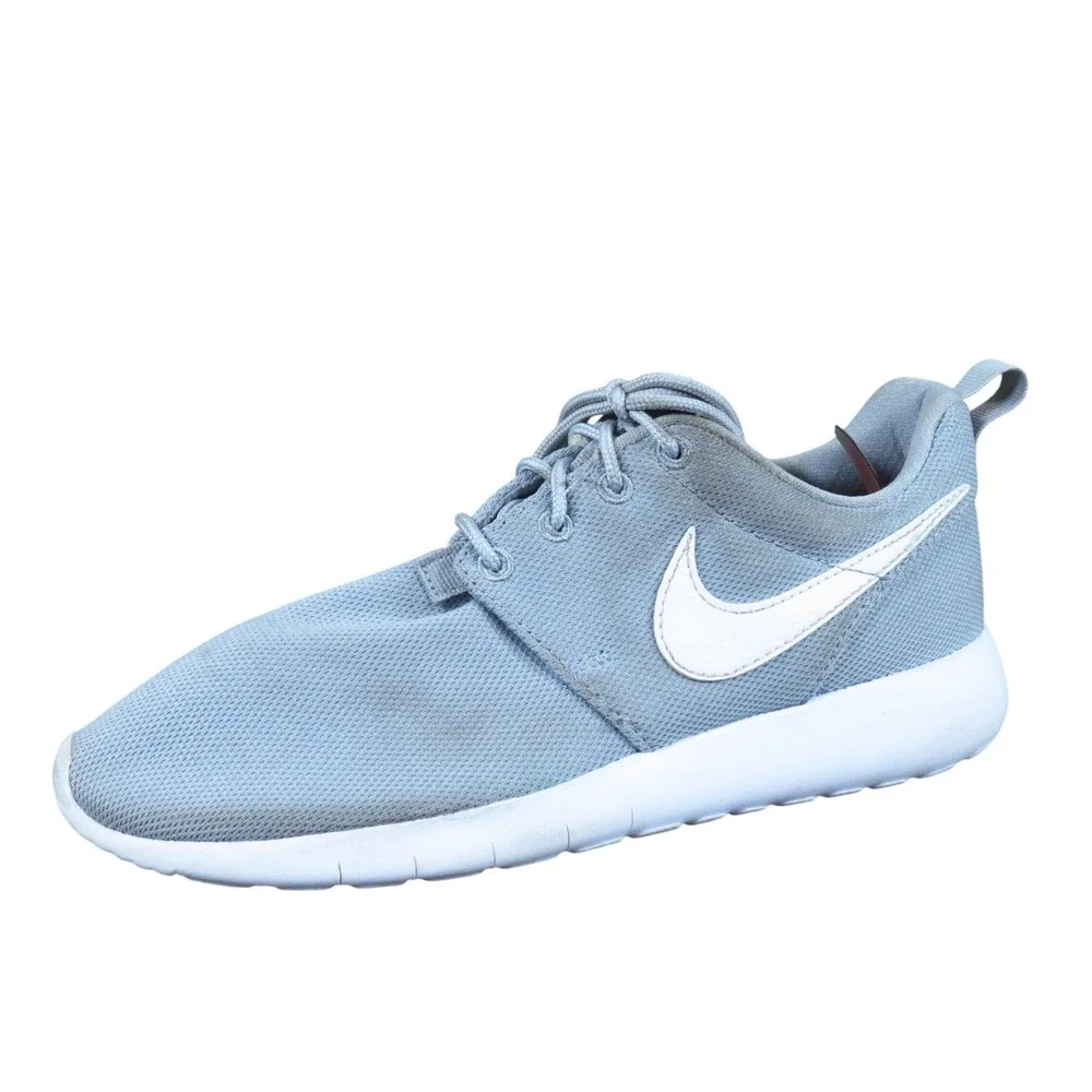 Nike Roshe One Kids Running Shoes Size 4Y Athletic‎ Casual Gray Mesh Sneakers